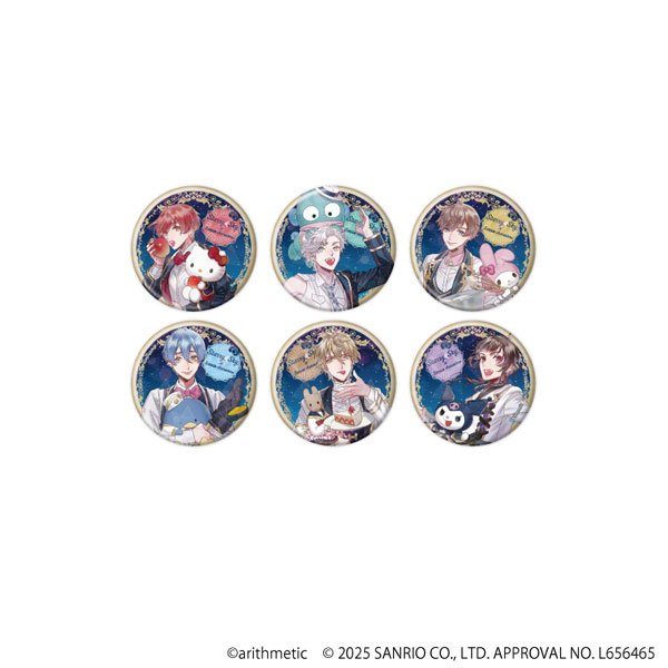 ホログラム缶バッジ(57mm)「Starry☆Sky×サンリオキャラクターズ」01/Spring&Summer ブラインド(全6種)(コラボイラスト) - 公式商品画像 | AniSmile