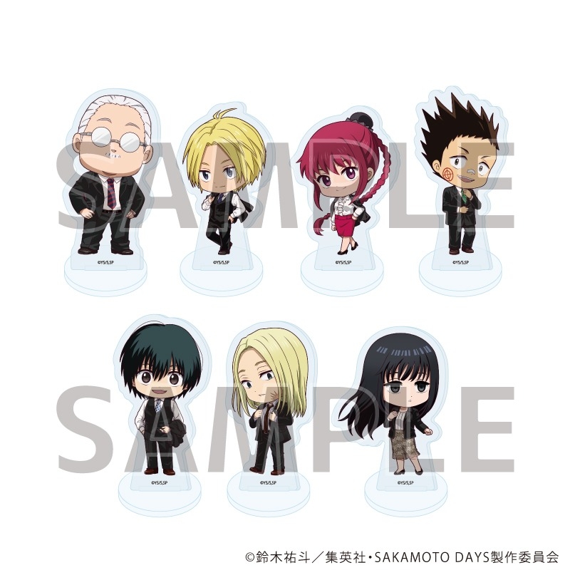 アクリルぷちスタンド「SAKAMOTO DAYS」05/社会人風スーツver. ブラインド(全7種)(ミニキャライラスト) - 公式商品画像 | AniSmile
