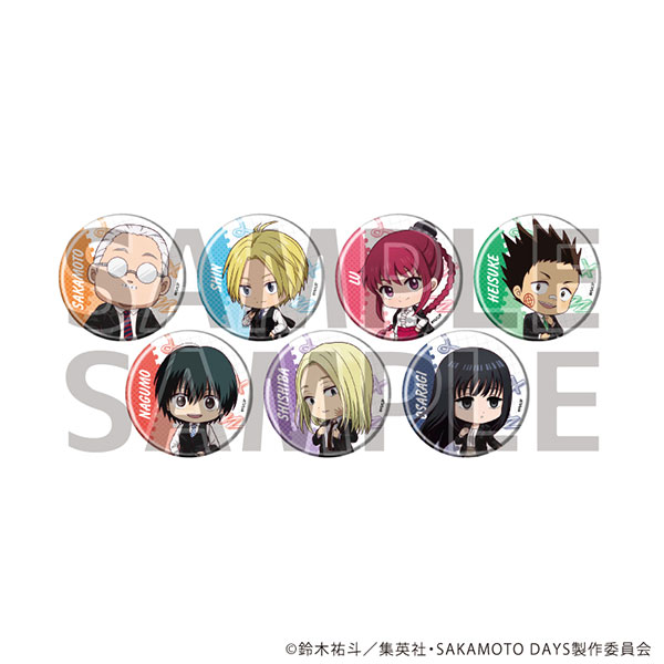 缶バッジ「SAKAMOTO DAYS」07/社会人風スーツver. ブラインド(全7種)(ミニキャライラスト) - 公式商品画像 | AniSmile