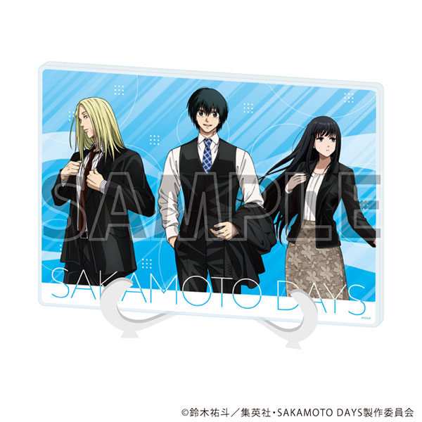 アクリルアートボード(A5サイズ)「SAKAMOTO DAYS」05/南雲&神々廻&大佛 社会人風スーツver.(描き下ろしイラスト) - 公式商品画像 | AniSmile