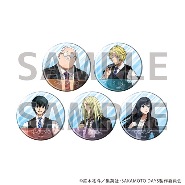 ホログラム缶バッジ(57mm)「SAKAMOTO DAYS」09/社会人風スーツver. ブラインド(全5種)(描き下ろしイラスト) - 公式商品画像 | AniSmile