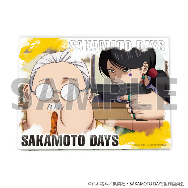 キャンバスボード「SAKAMOTO DAYS」04/坂本太郎&陸無糖(場面写イラスト) - 公式商品画像 | AniSmile