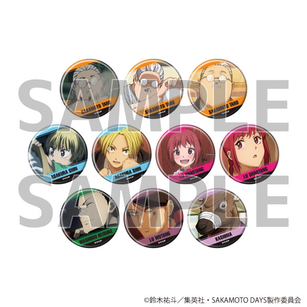 缶バッジ「SAKAMOTO DAYS」20/ブラインド(全10種)(場面写イラスト) - 公式商品画像 | AniSmile
