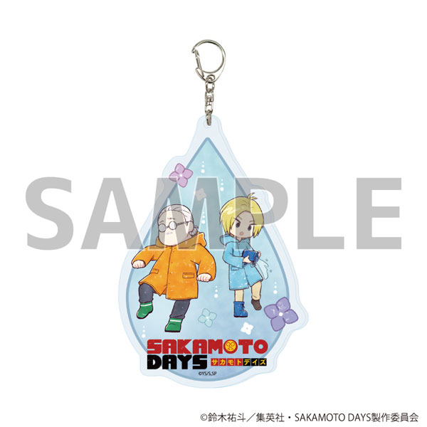 デカアクリルキーホルダー「SAKAMOTO DAYS」11/坂本太郎&朝倉シン 梅雨ver.(グラフアートイラスト) - 公式商品画像 | AniSmile