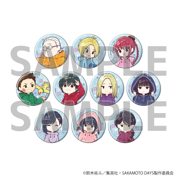 缶バッジ「SAKAMOTO DAYS」19/梅雨ver. ブラインド(全10種)(グラフアートイラスト) - 公式商品画像 | AniSmile