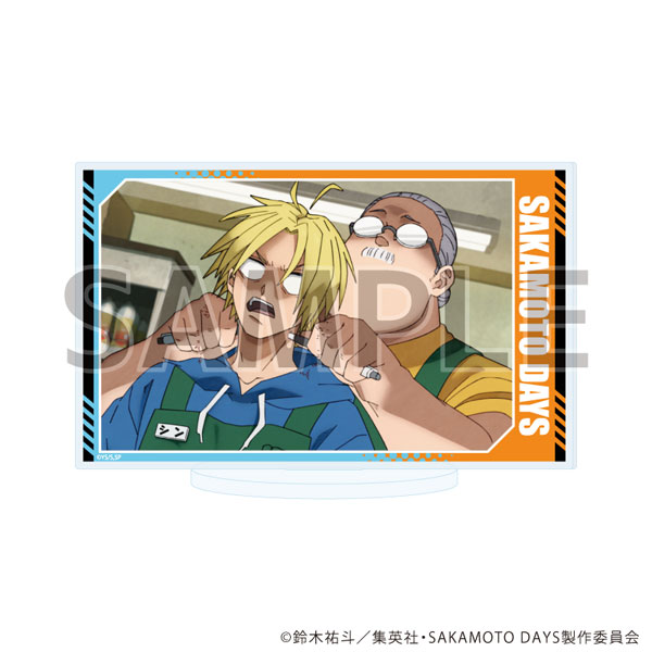 アクリルスタンド「SAKAMOTO DAYS」21/坂本太郎&朝倉シンA(場面写イラスト) - 公式商品画像 | AniSmile