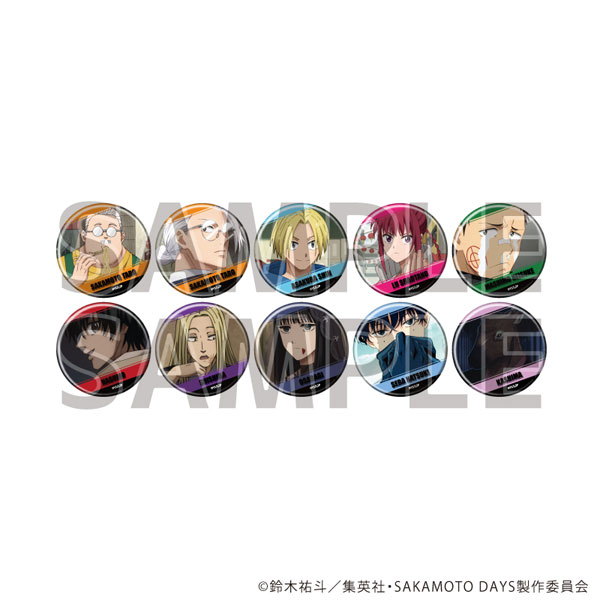 缶バッジ「SAKAMOTO DAYS」06/ブラインド(全10種)(場面写イラスト) - 公式商品画像 | AniSmile