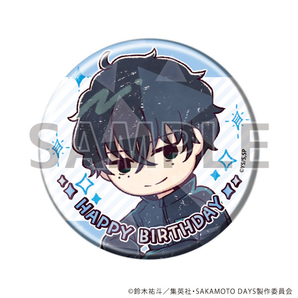 ホログラム缶バッジ(57mm)「SAKAMOTO DAYS」14/勢羽夏生 誕生日ver.(グラフアートイラスト) - 公式商品画像 | AniSmile