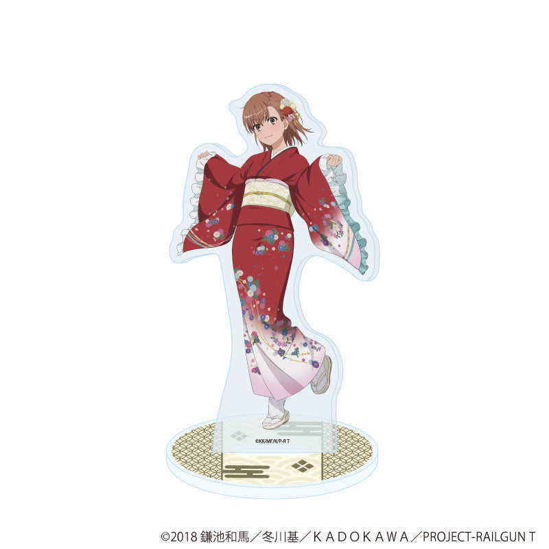 アクリルスタンド「とある科学の超電磁砲T」11/御坂美琴 和装ver.(描き下ろしイラスト) - 公式商品画像 | AniSmile