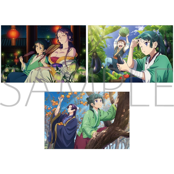 薬屋のひとりごと ポストカードセット/ホタルブクロ、夏野菜、柿 - 公式商品画像 | AniSmile