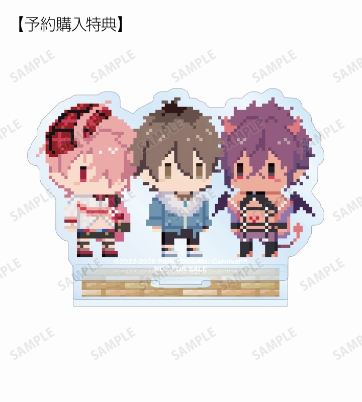 NU: カーニバル トレーディングドット絵アクリルスタンド(単位/単品) 画像 3 | AniSmile