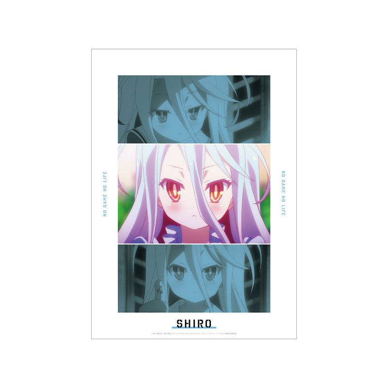 ノーゲーム・ノーライフ 白 場面写A3マット加工ポスター 画像 2 | AniSmile