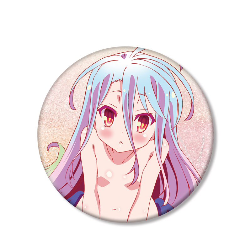 ノーゲーム・ノーライフ 白 BIG缶バッジ 画像 2 | AniSmile