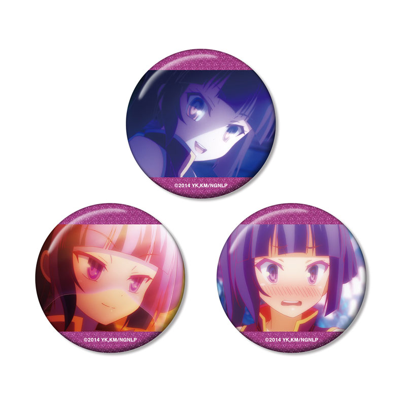 ノーゲーム・ノーライフ クラミー・ツェル 場面写グリッター缶バッジ3個セット 画像 2 | AniSmile