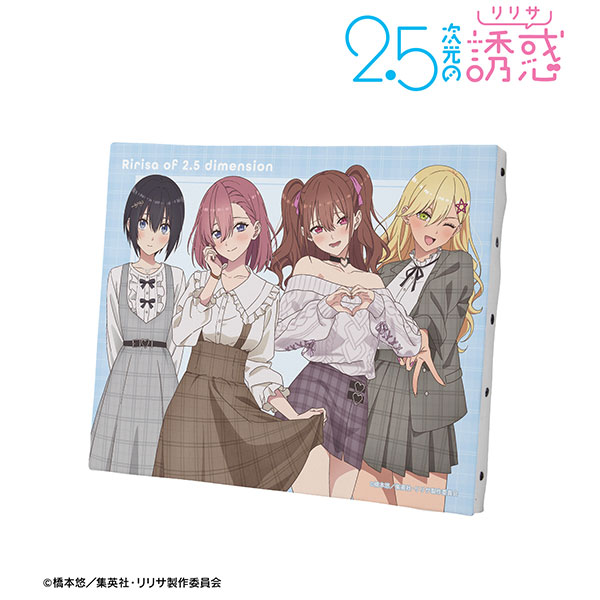 TVアニメ『2.5次元の誘惑』 描き下ろし 集合 チェック柄コーデver. キャンバスボード - 公式商品画像 | AniSmile