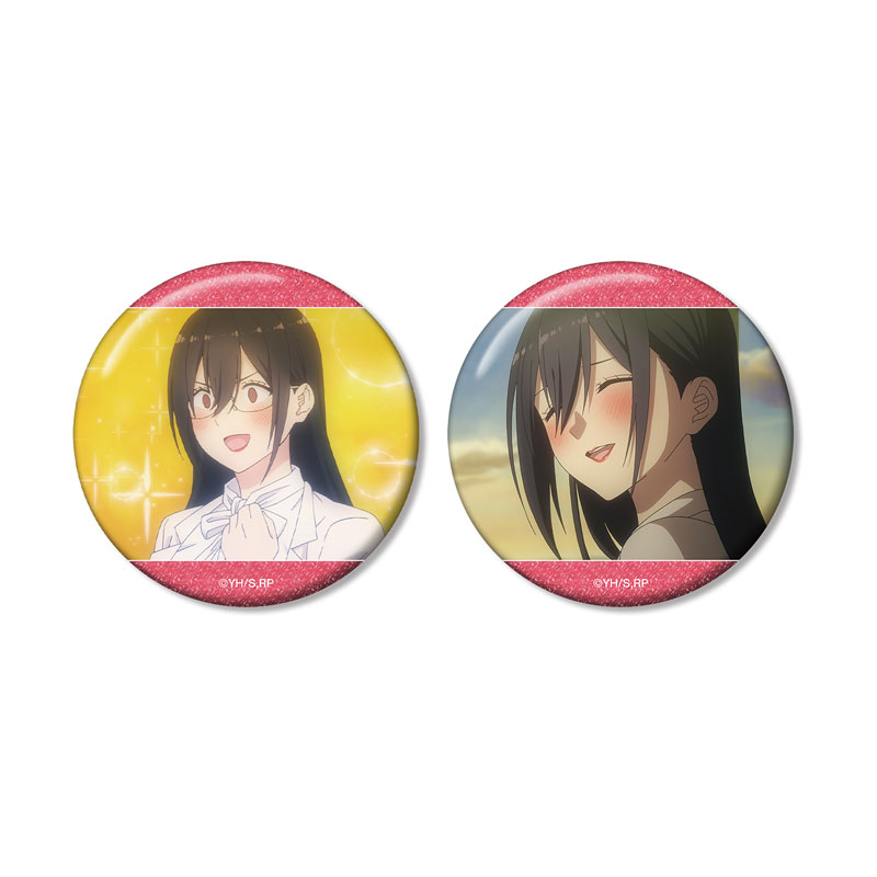 TVアニメ『2.5次元の誘惑』 羽生まゆり 場面写グリッター缶バッジ2個セット 画像 2 | AniSmile