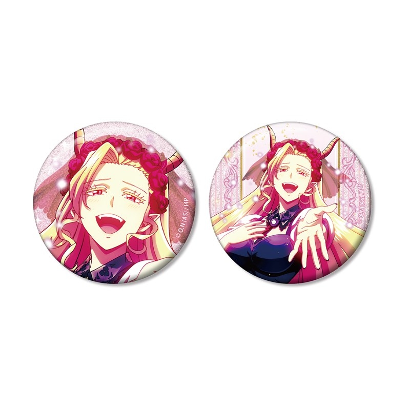 アニメ「魔入りました!入間くん」 イクス・エリザベッタ グリッター缶バッジ2個セット - 公式商品画像 | AniSmile