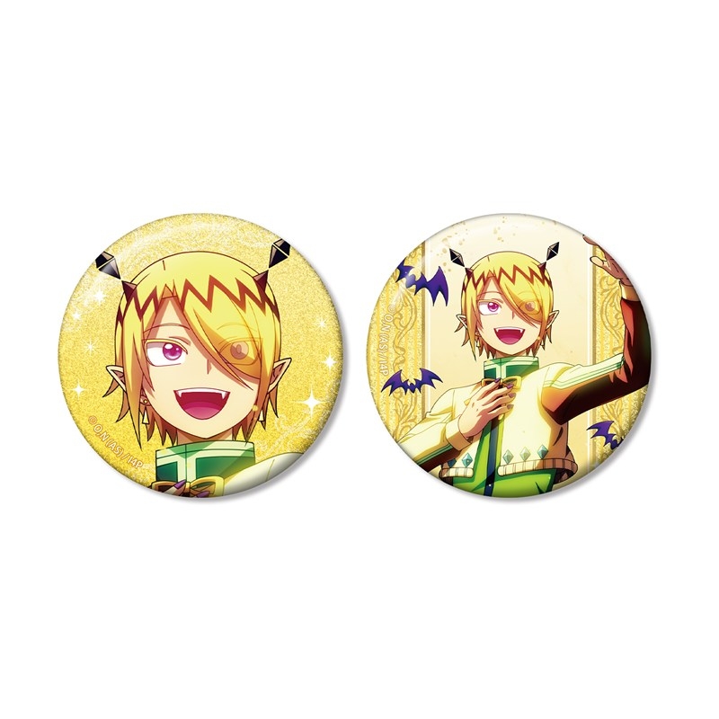 アニメ「魔入りました!入間くん」 シャックス・リード グリッター缶バッジ2個セット - 公式商品画像 | AniSmile