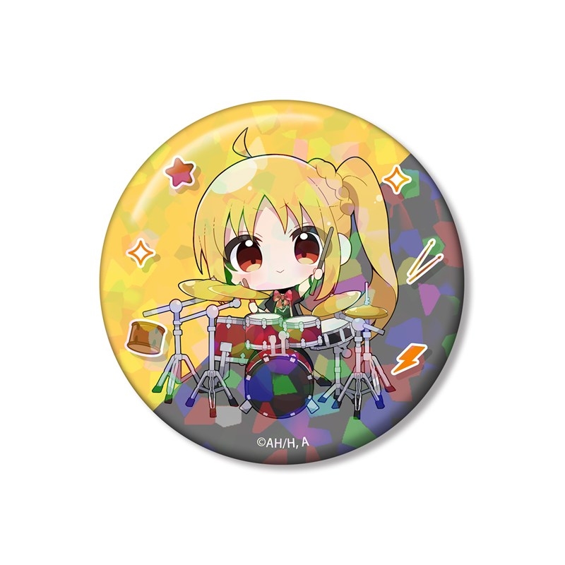 アニメ「ぼっち・ざ・ろっく!」 むーらんさんイラスト 伊地知虹夏 ライブ衣装ver. 75mmホログラム缶バッジ - 公式商品画像 | AniSmile