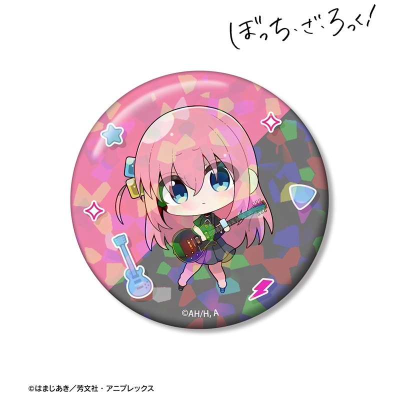 アニメ「ぼっち・ざ・ろっく!」 むーらんさんイラスト 後藤ひとり ライブ衣装ver. 75mmホログラム缶バッジ 画像 2 | AniSmile