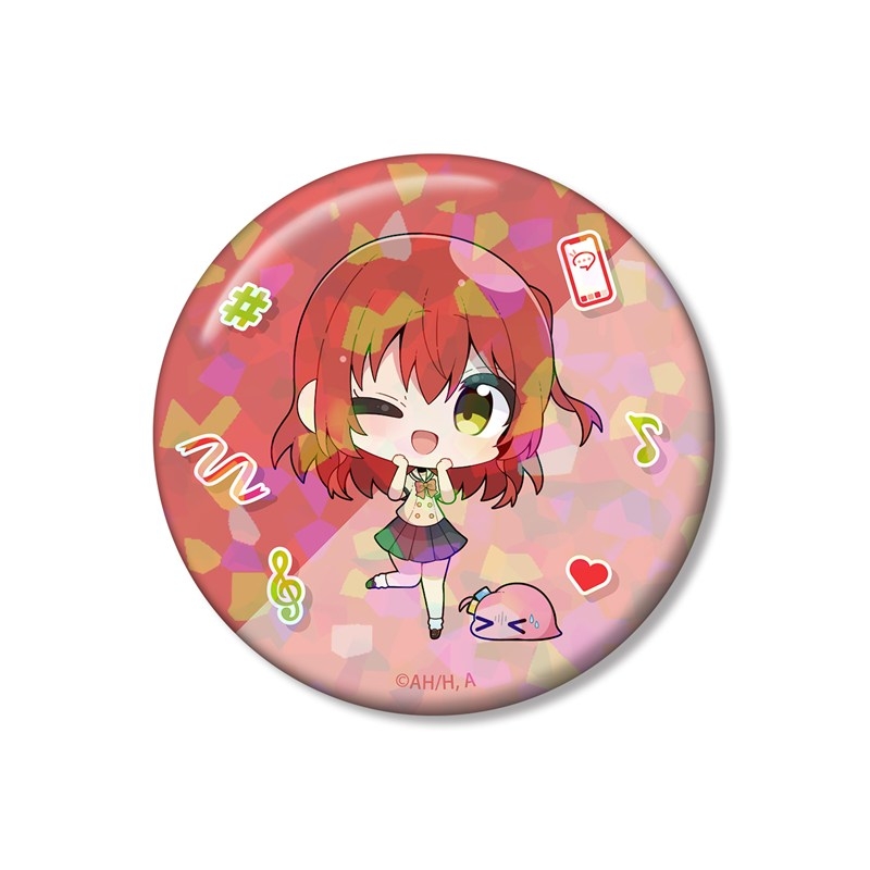 アニメ「ぼっち・ざ・ろっく!」 むーらんさんイラスト 喜多郁代 制服ver. 75mmホログラム缶バッジ - 公式商品画像 | AniSmile