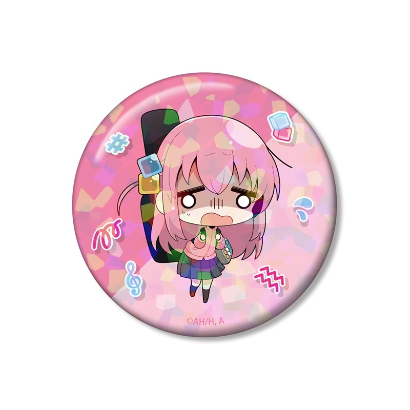 アニメ「ぼっち・ざ・ろっく!」 むーらんさんイラスト 後藤ひとり 制服ver. 75mmホログラム缶バッジ - 公式商品画像 | AniSmile