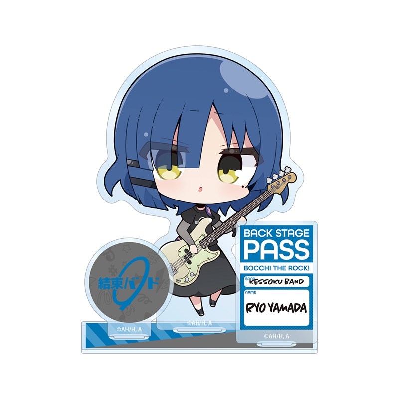 アニメ「ぼっち・ざ・ろっく!」 むーらんさんイラスト 山田リョウ ライブ衣装ver. パーツ付きBIGアクリルスタンド - 公式商品画像 | AniSmile