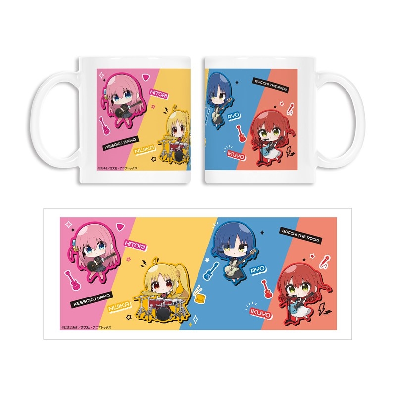 アニメ「ぼっち・ざ・ろっく!」 むーらんさんイラスト 集合 ライブ衣装ver. マグカップ - 公式商品画像 | AniSmile