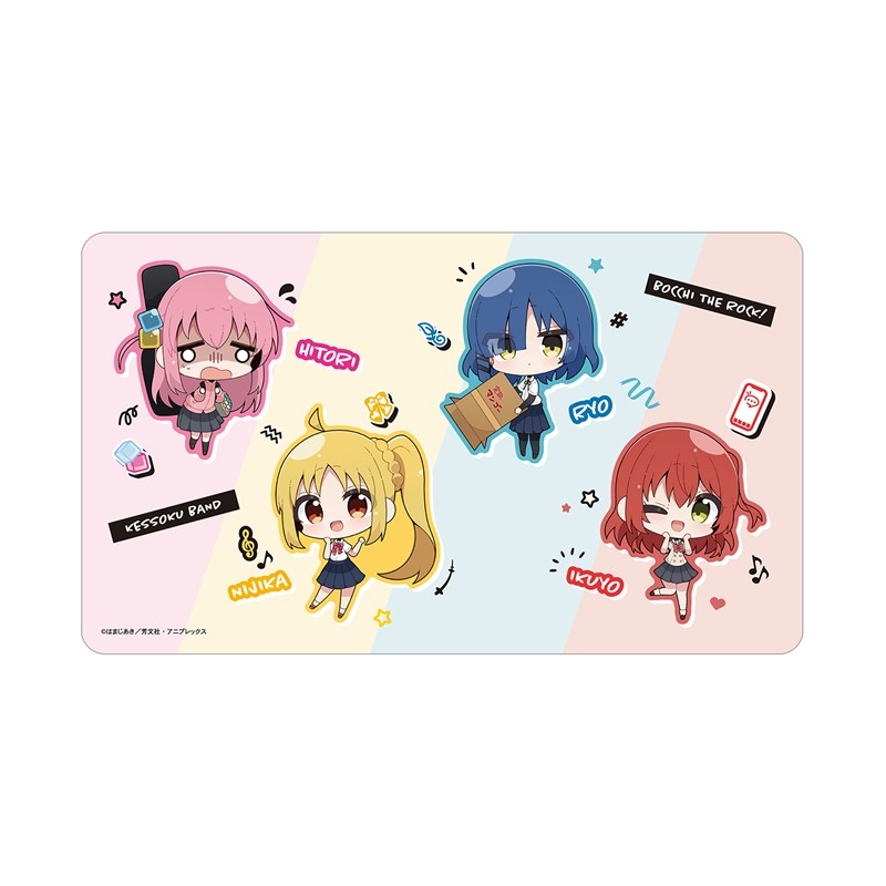 アニメ「ぼっち・ざ・ろっく!」 むーらんさんイラスト 集合 制服ver. マルチデスクマット - 公式商品画像 | AniSmile