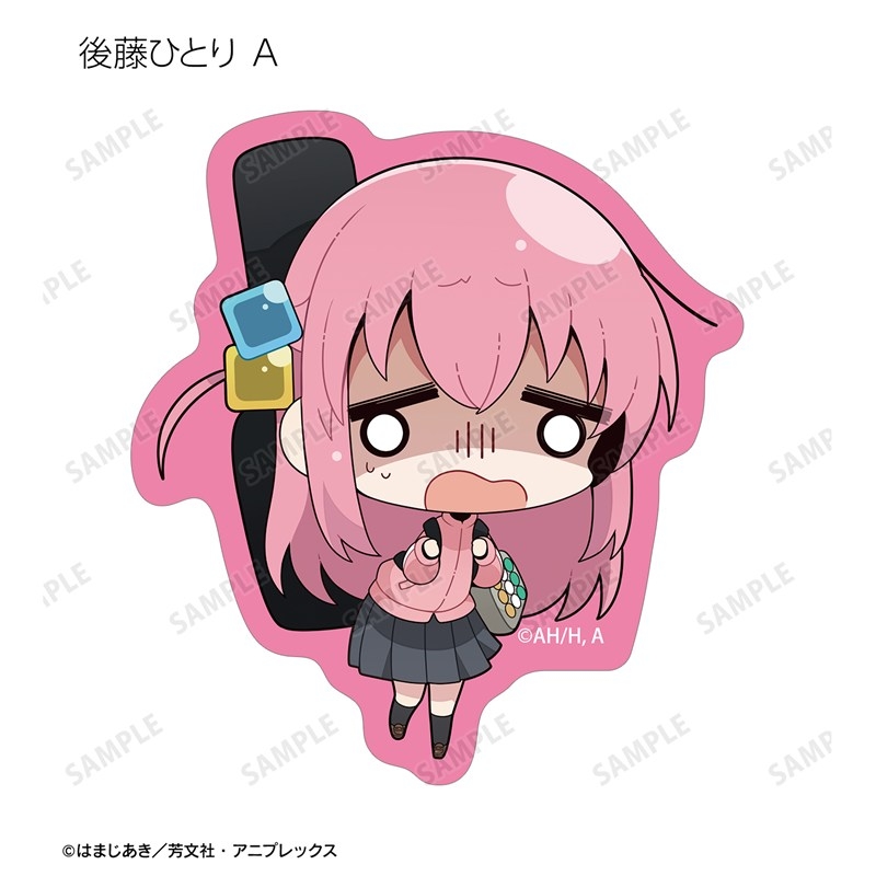 アニメ「ぼっち・ざ・ろっく!」 むーらんさんイラスト 制服ver.&ライブ衣装ver. トレーディングダイカットステッカー(単位/単品) 画像 3 | AniSmile