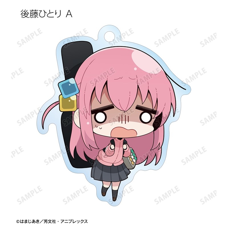 アニメ「ぼっち・ざ・ろっく!」 むーらんさんイラスト 制服ver.&ライブ衣装ver. トレーディングアクリルキーホルダー(単位/単品) 画像 3 | AniSmile