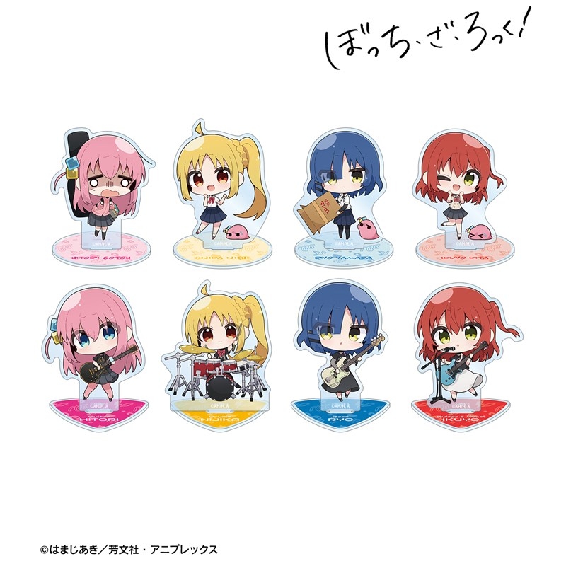 アニメ「ぼっち・ざ・ろっく!」 むーらんさんイラスト 制服ver.&ライブ衣装ver. トレーディングアクリルスタンド(単位/単品) 画像 2 | AniSmile