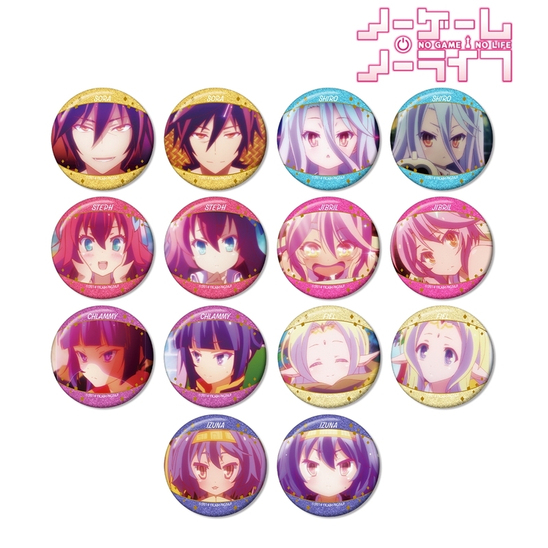 ノーゲーム・ノーライフ トレーディング場面写グリッター缶バッジ(単位/単品) - 公式商品画像 | AniSmile