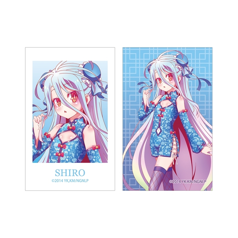 ノーゲーム・ノーライフ 描き下ろし 白 チャイナドレスver. イラストカード2枚セット - 公式商品画像 | AniSmile
