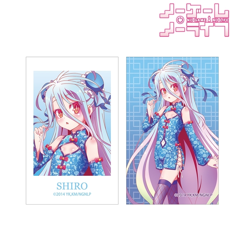 ノーゲーム・ノーライフ 描き下ろし 白 チャイナドレスver. イラストカード2枚セット 画像 2 | AniSmile