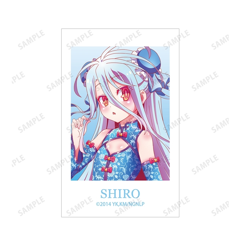 ノーゲーム・ノーライフ 描き下ろし 白 チャイナドレスver. イラストカード2枚セット 画像 3 | AniSmile