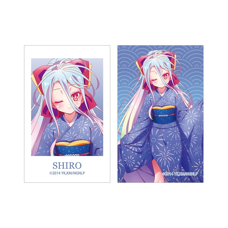 ノーゲーム・ノーライフ 描き下ろし 白 和装ver. イラストカード2枚セット - 公式商品画像 | AniSmile
