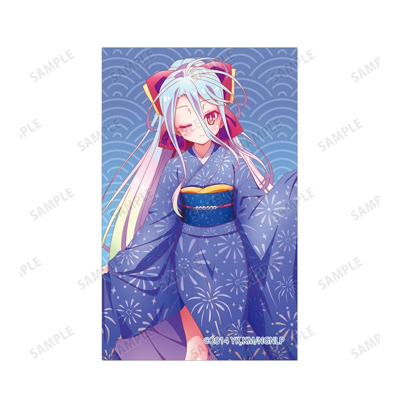 ノーゲーム・ノーライフ 描き下ろし 白 和装ver. イラストカード2枚セット 画像 4 | AniSmile