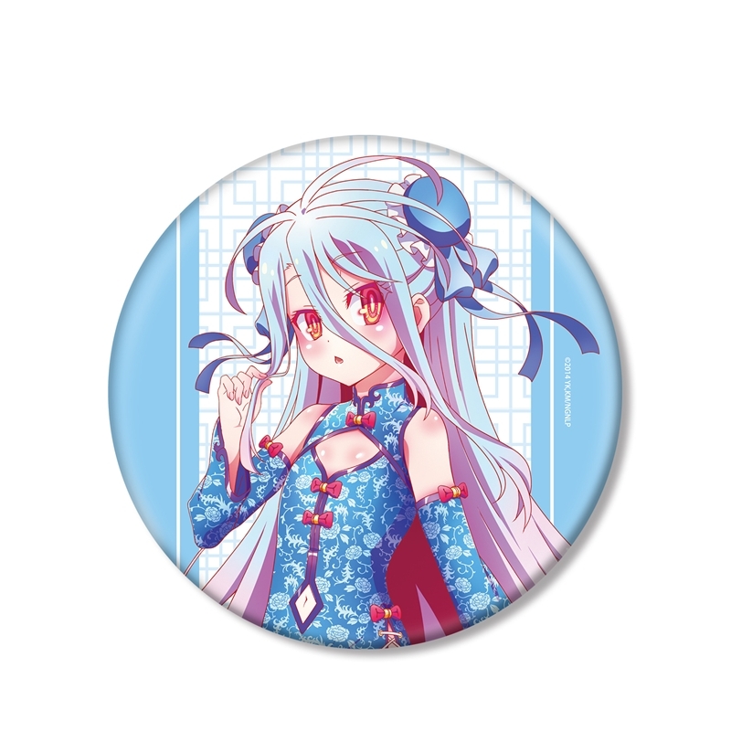ノーゲーム・ノーライフ 描き下ろし 白 チャイナドレスver. BIG缶バッジ - 公式商品画像 | AniSmile