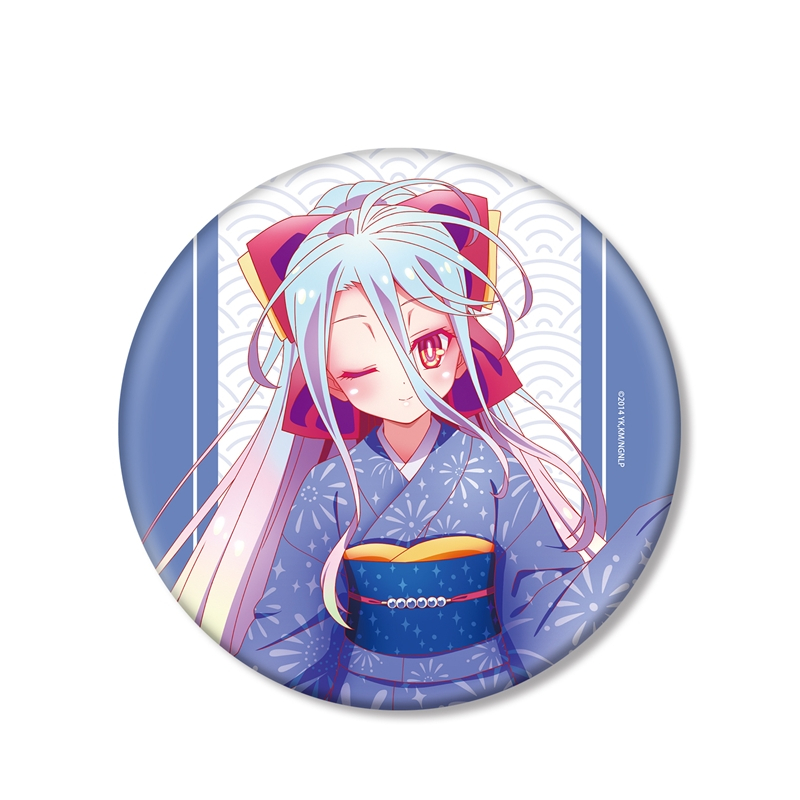 ノーゲーム・ノーライフ 描き下ろし 白 和装ver. BIG缶バッジ - 公式商品画像 | AniSmile