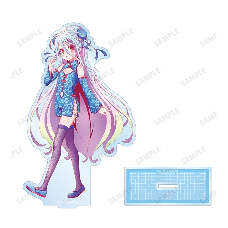 ノーゲーム・ノーライフ 描き下ろし 白 チャイナドレスver. BIGアクリルスタンド 画像 3 | AniSmile