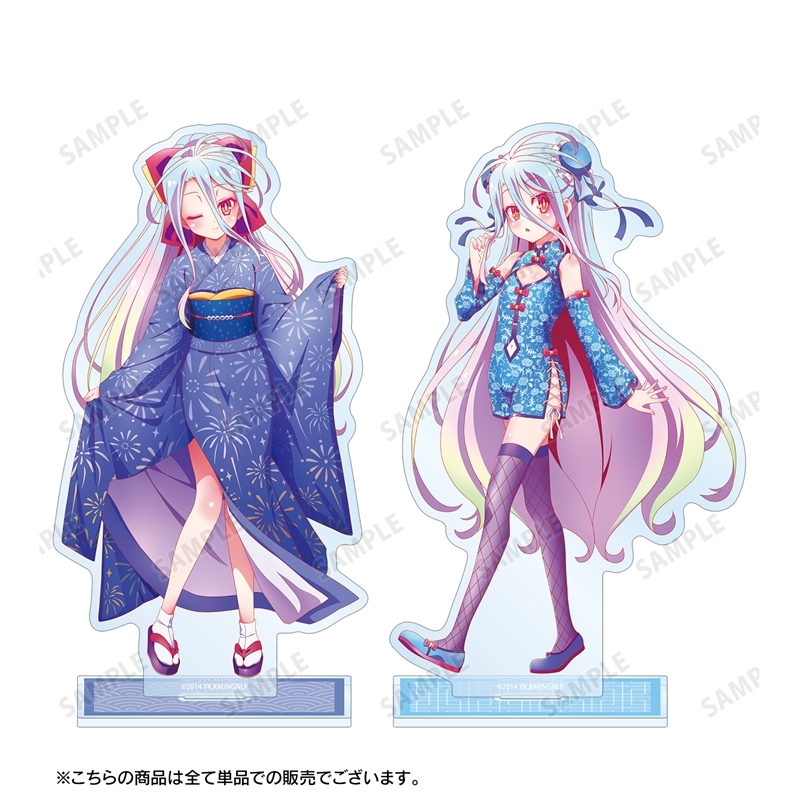 ノーゲーム・ノーライフ 描き下ろし 白 チャイナドレスver. BIGアクリルスタンド 画像 4 | AniSmile