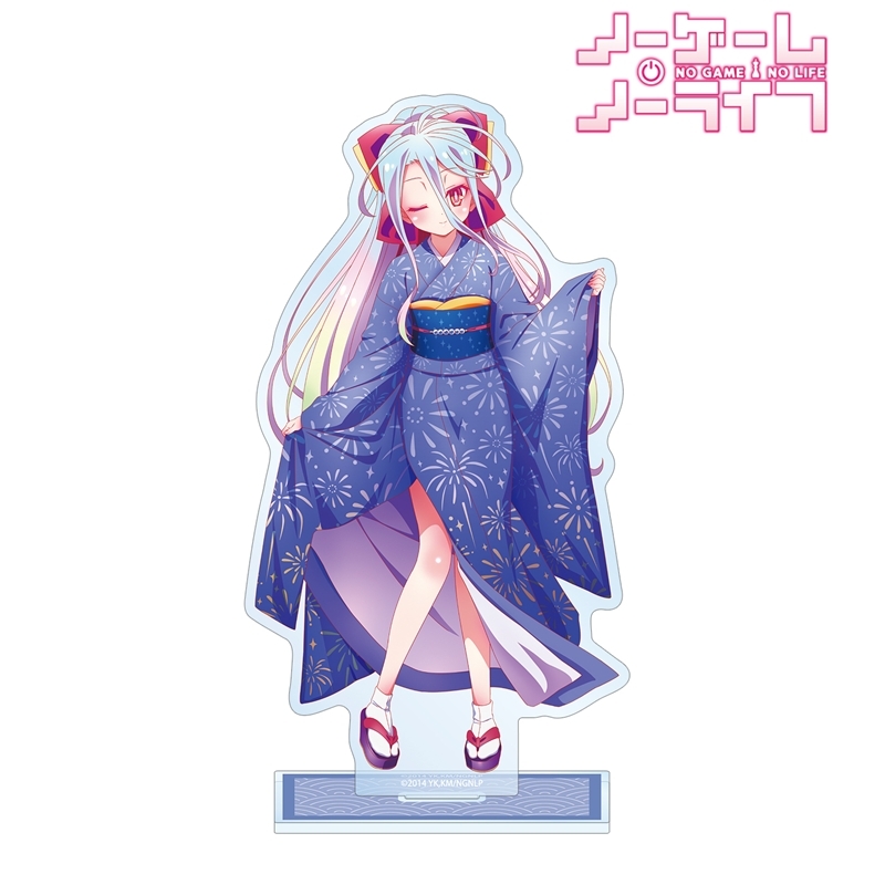 ノーゲーム・ノーライフ 描き下ろし 白 和装ver. BIGアクリルスタンド 画像 2 | AniSmile