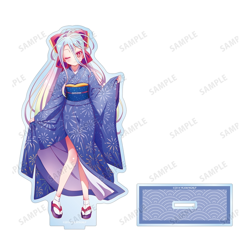 ノーゲーム・ノーライフ 描き下ろし 白 和装ver. BIGアクリルスタンド 画像 3 | AniSmile