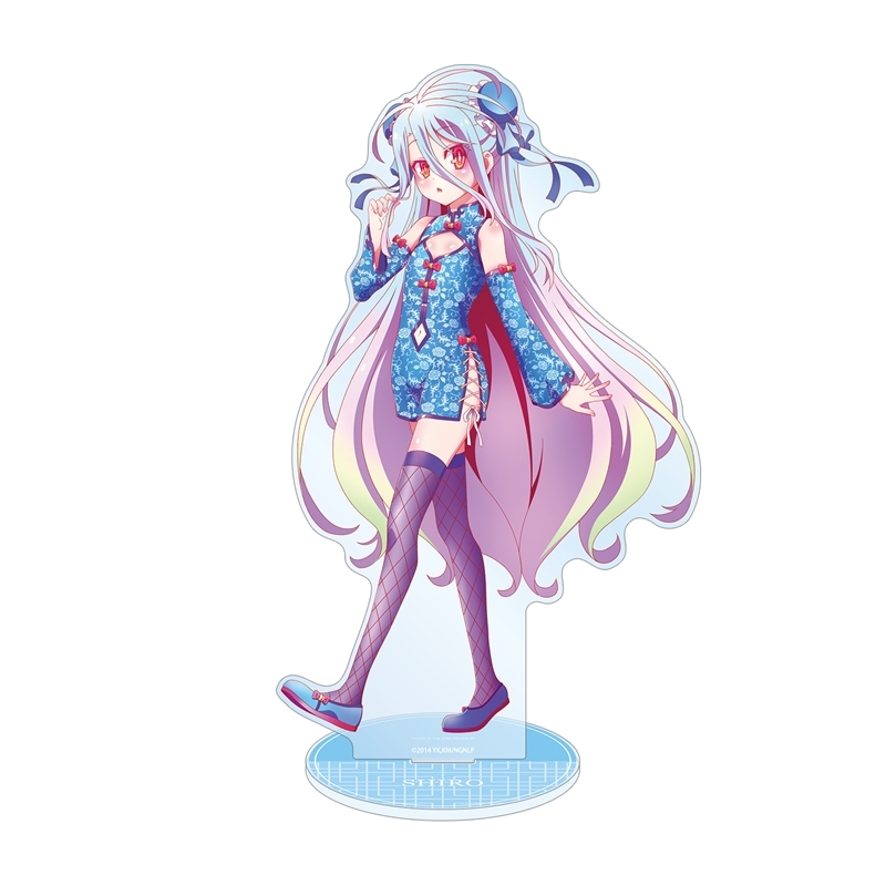 ノーゲーム・ノーライフ 描き下ろし 白 チャイナドレスver. 特大アクリルスタンド - 公式商品画像 | AniSmile