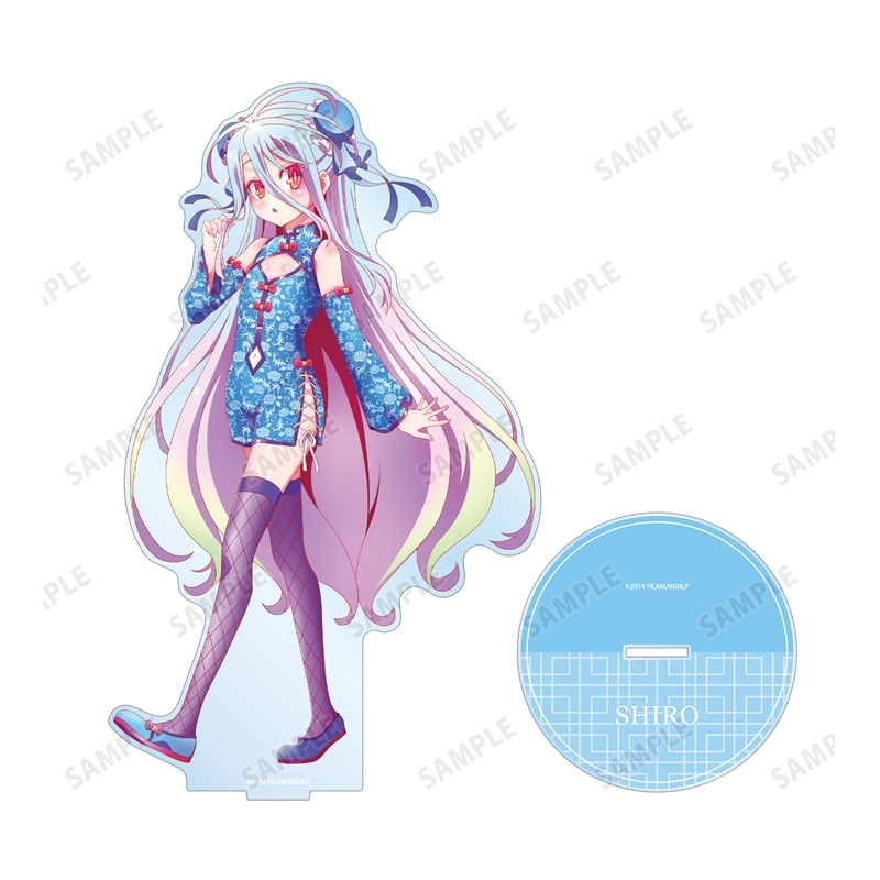 ノーゲーム・ノーライフ 描き下ろし 白 チャイナドレスver. 特大アクリルスタンド 画像 3 | AniSmile