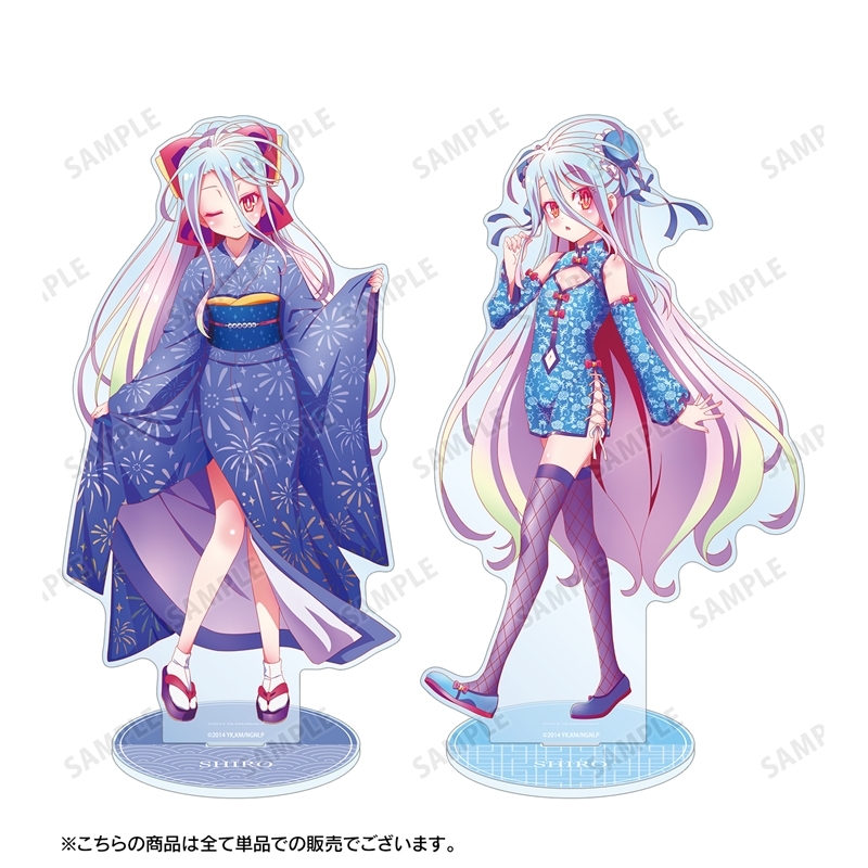 ノーゲーム・ノーライフ 描き下ろし 白 チャイナドレスver. 特大アクリルスタンド 画像 4 | AniSmile