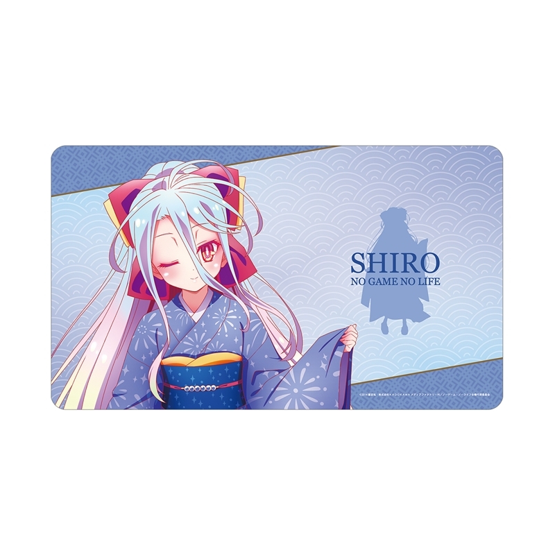 ノーゲーム・ノーライフ 描き下ろし 白 和装ver. マルチデスクマット - 公式商品画像 | AniSmile