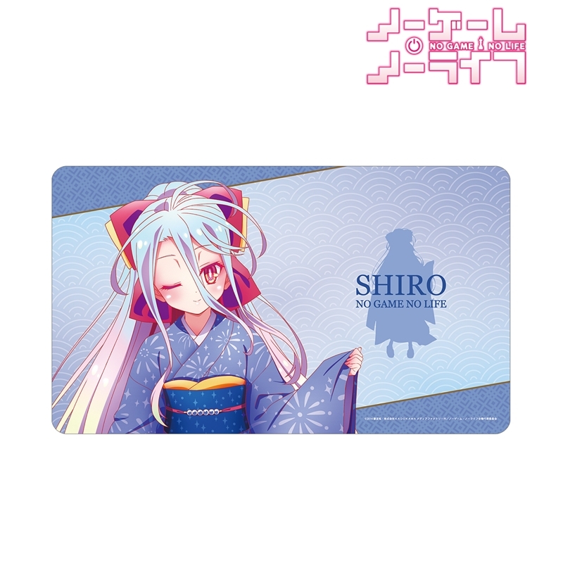 ノーゲーム・ノーライフ 描き下ろし 白 和装ver. マルチデスクマット 画像 2 | AniSmile