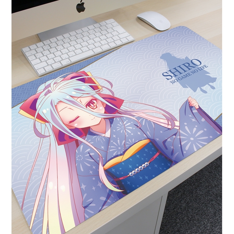ノーゲーム・ノーライフ 描き下ろし 白 和装ver. マルチデスクマット 画像 3 | AniSmile